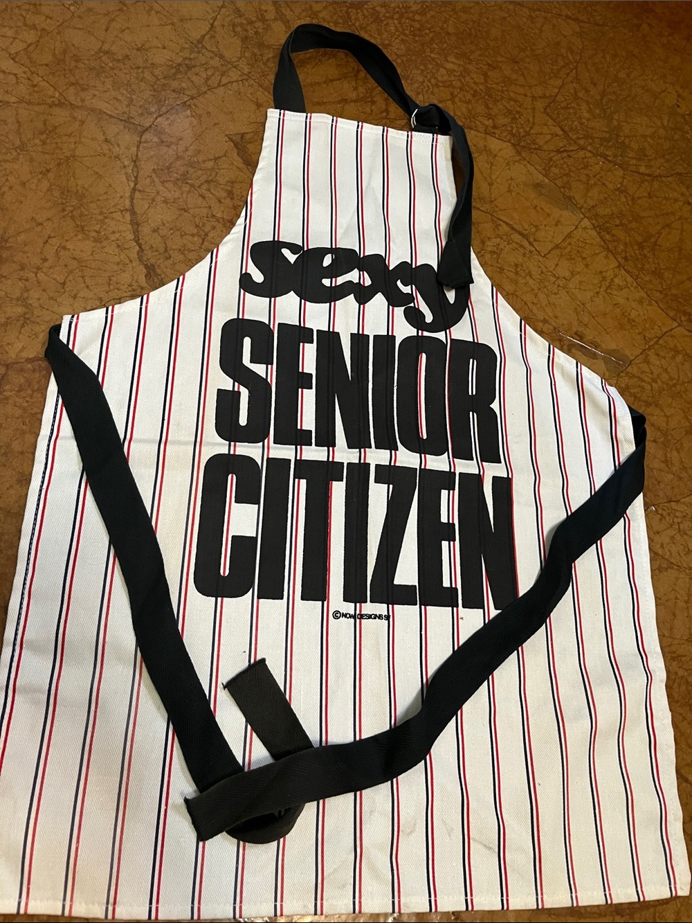 NEW Sexy Senior Unisex Apron by Now Designs